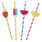 Fruit Paper Straws: Pack of 8 image number 2