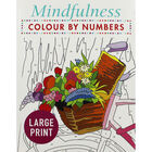 Mindfulness: Large Print Colour By Number image number 1