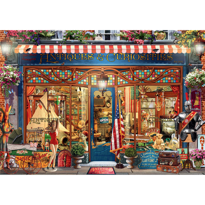 Antiques and Curiosities 1000 Piece Jigsaw Puzzle image number 2