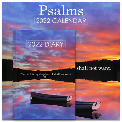 Psalms 2022 Square Calendar and Diary Set image number 1