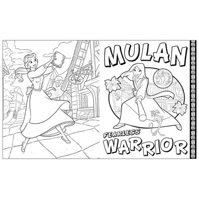 Disney Princesses Mega Colouring image number 2