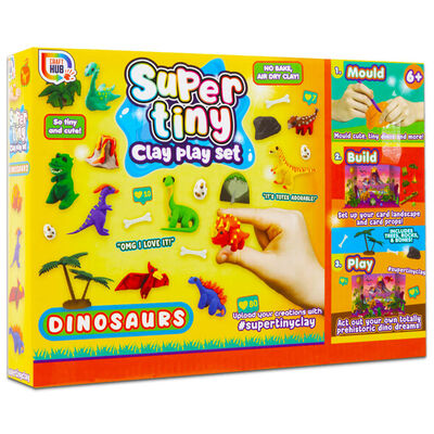Super Tiny Clay Play Set: Dinosaurs image number 1