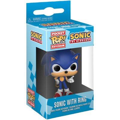 Pocket POP! Keychain: Sonic with Ring image number 1