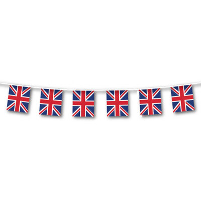 Union Jack 25m Plastic Bunting image number 2