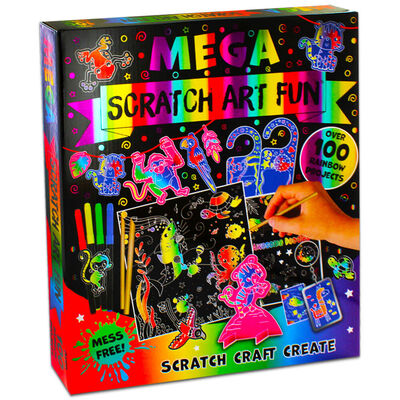 Mega Scratch Art Fun Set image number 1