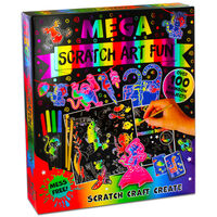 Mega Scratch Art Fun Set