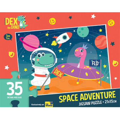 Dex the Dino 35 Piece Jigsaw Puzzle: Assorted image number 1
