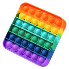Pop ‘N’ Flip Bubble Popping Fidget Game: Rainbow Square image number 2
