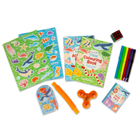 PlayWorks Colour Your Own Travel Activity Bag: Blue
