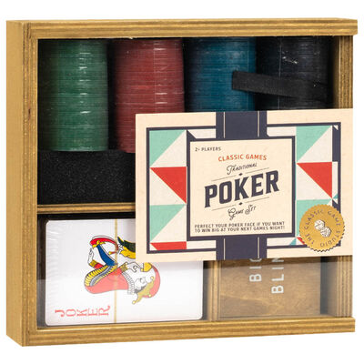 Traditional Poker Game Set image number 1