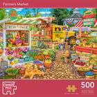 Farmers Market 500 Piece Jigsaw Puzzle image number 1