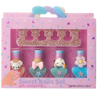 Sweet Nail Polish Set and Rings