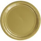 Gold Paper Plates - 8 Pack image number 1