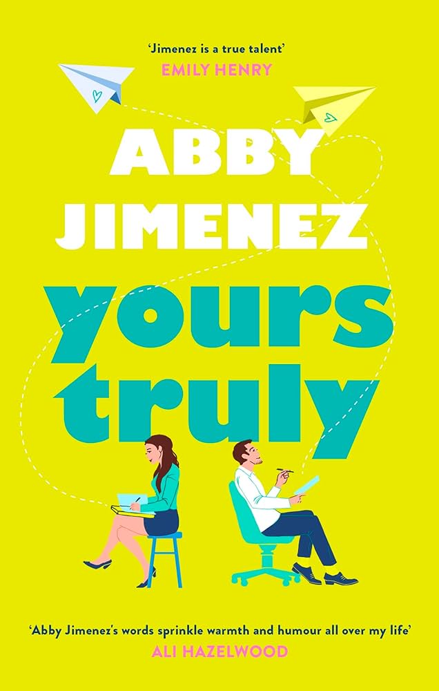 Yours Truly book cover by Abby Jimenez