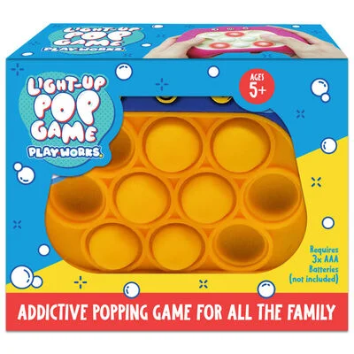 PlayWorks Light Up Pop It Fidget Game: Assorted