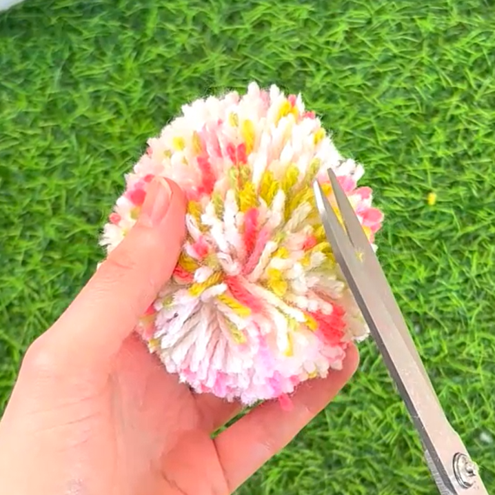 DIY Pom Pom Eggs Step 8