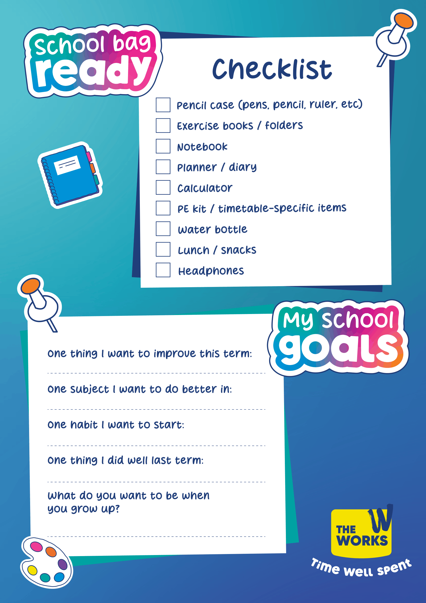 Back to School Checklist Back to School Checklist