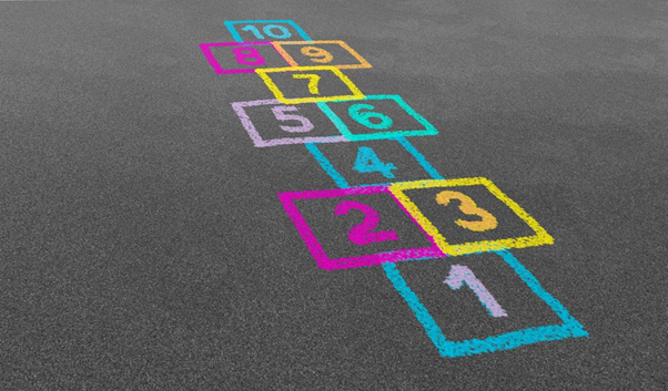 Best Outdoor Games - Hopscotch