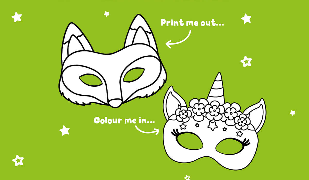 Print At Home Animal Masks | The Works