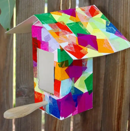 Milk Carton Birdhouse - Summer Crafts Milk Carton Birdhouse - Summer Crafts