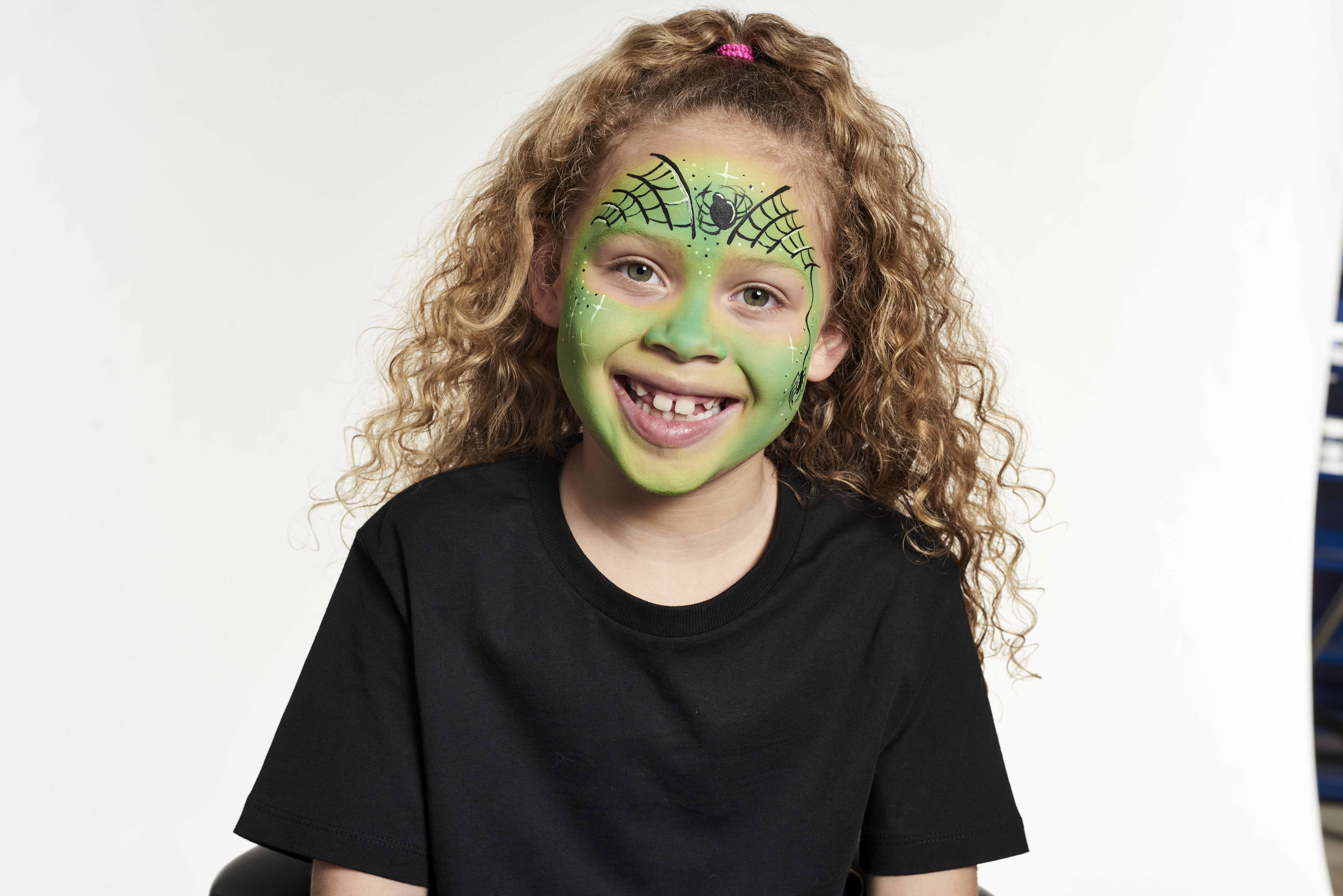 Green Witch Face Paint Idea
