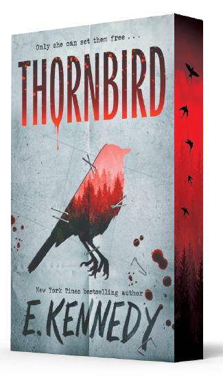 Thornbird by E.Kennedy. Exclusive sprayed edge book cover of Thornbird by E.Kennedy.