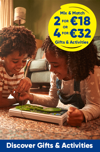 2 for &euro;18 or 4 for &euro;32 Gifts & Activities