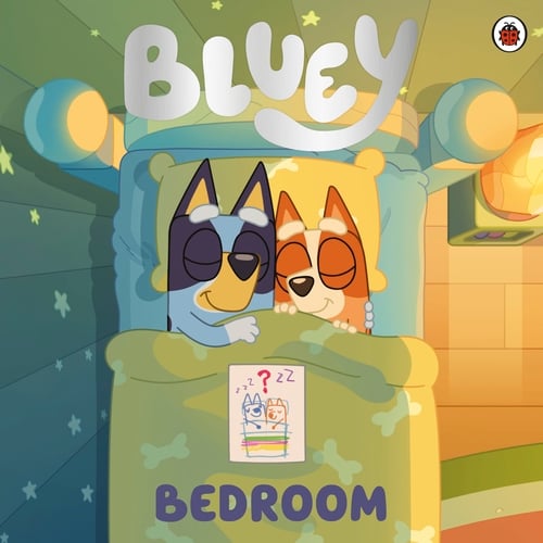 Bluey: Bedroom book cover.