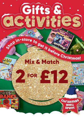 2 for £12 Gifts & Activities