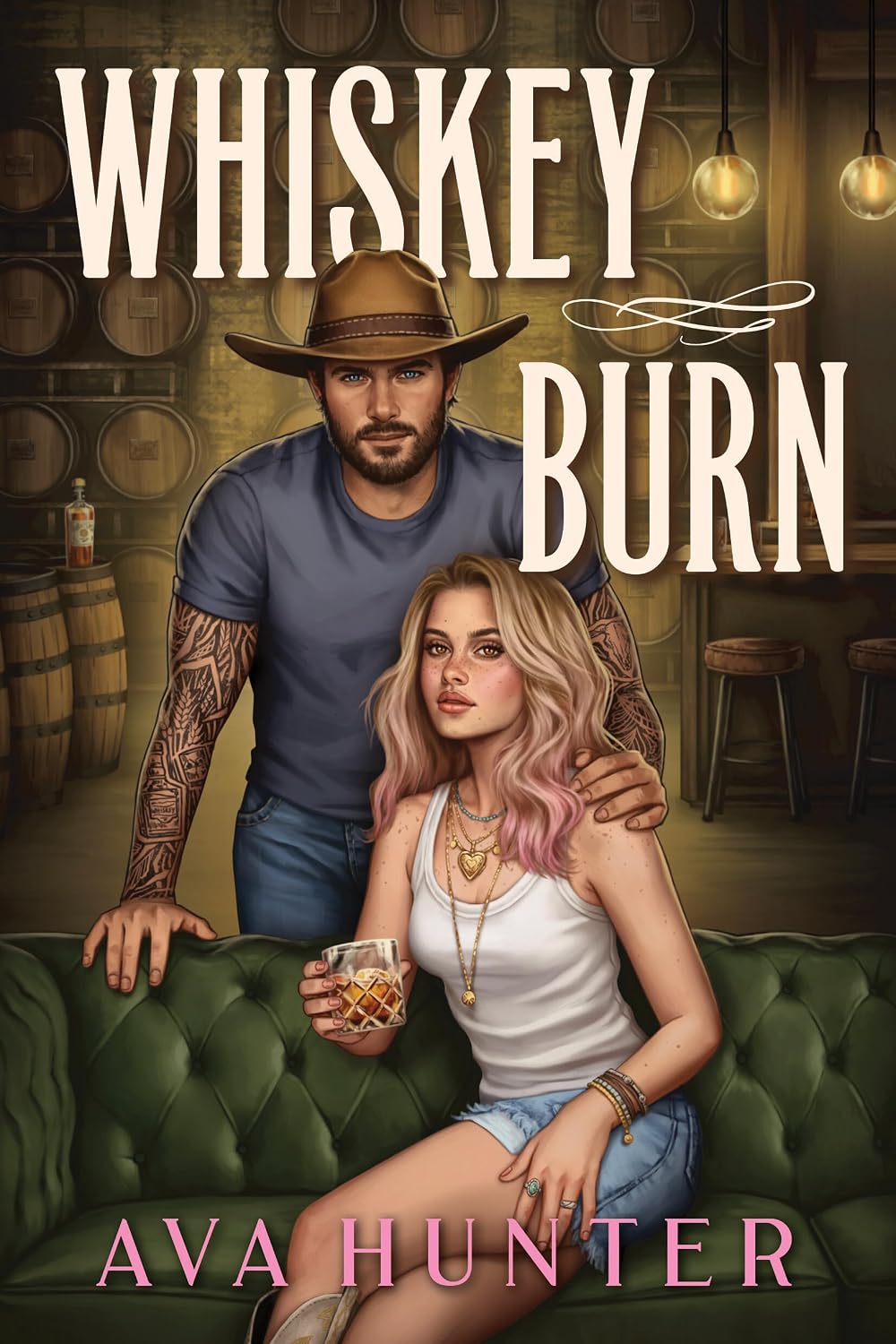 Whiskey Burn by Ava Hunter. Book cover of Whiskey Burn by Ava Hunter.