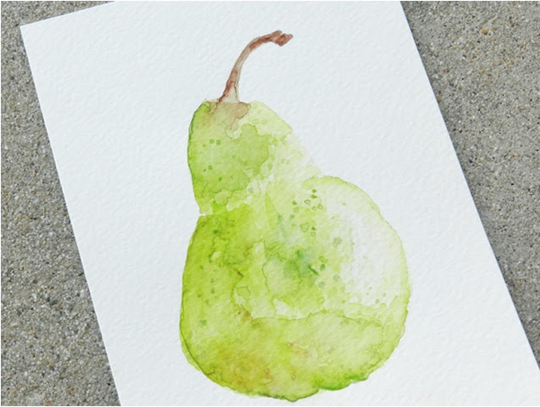 The Pear Watercolour