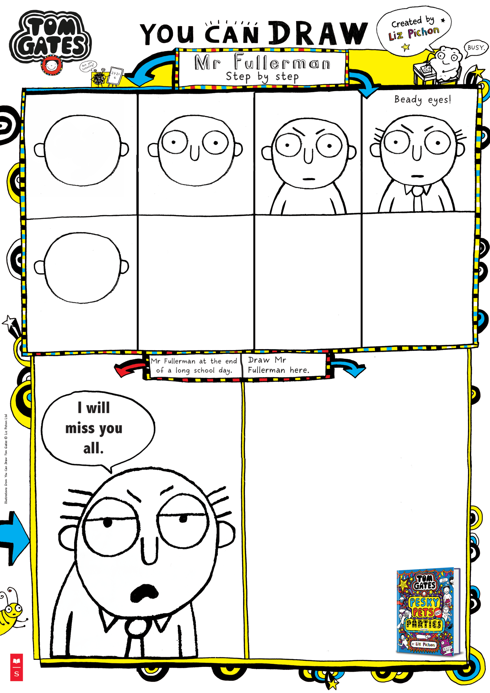 Tom Gates Activity Sheet