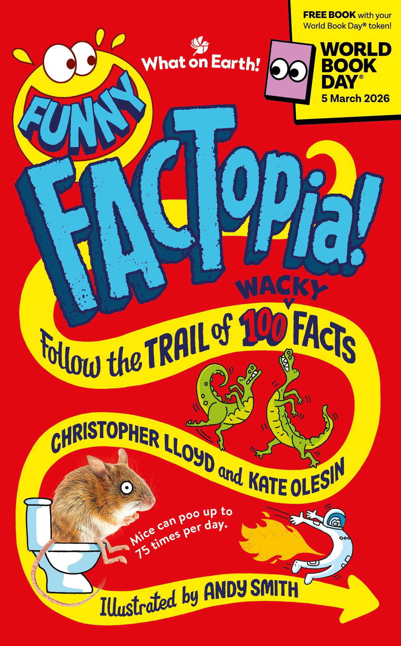 Funny FACTopia! book cover for World Book Day 2026