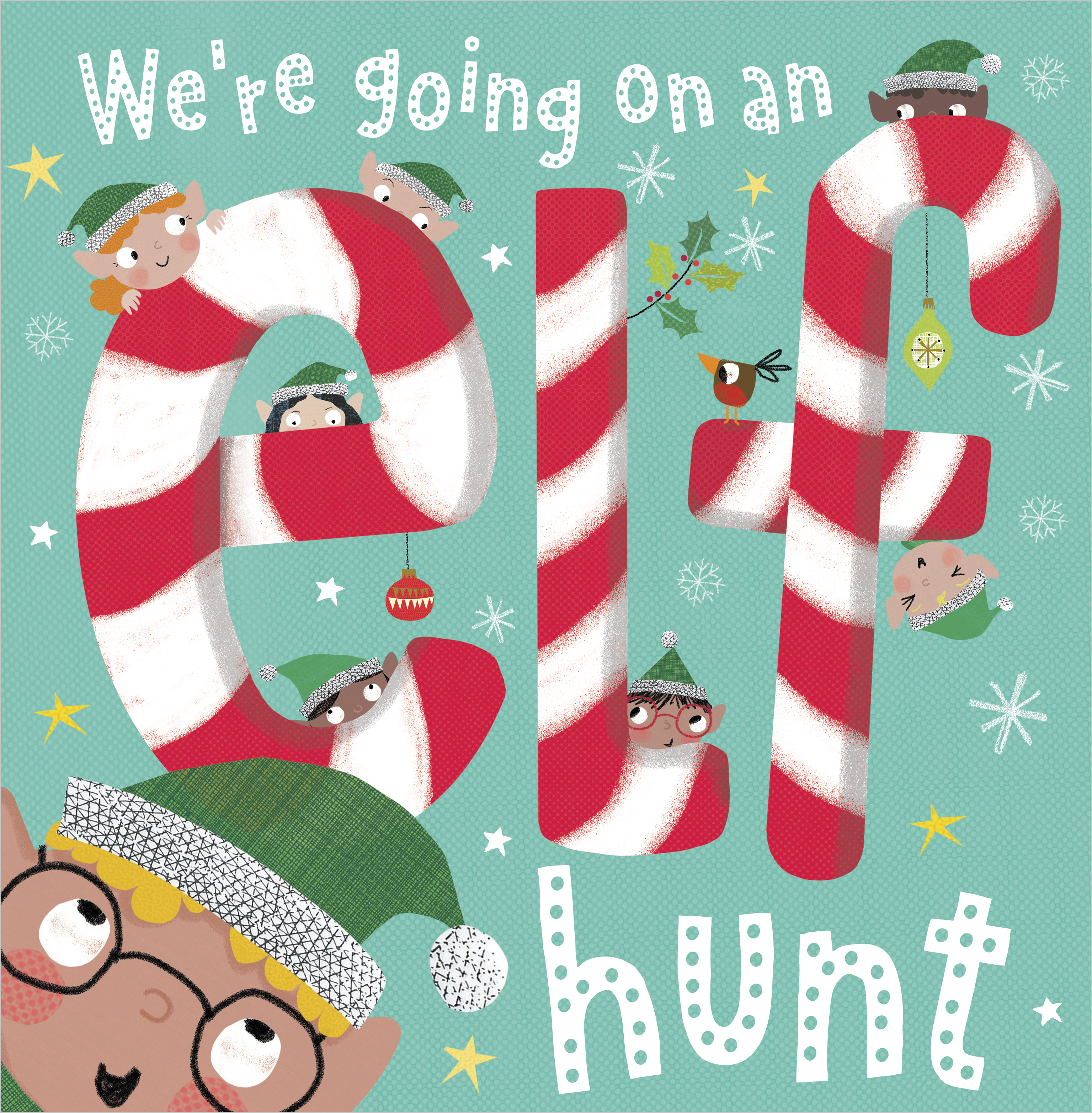 We're Going on an Elf Hunt! book cover.