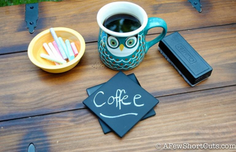 Thank You Teacher Gifts - Chalk Board Coaster