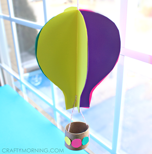 3D Hot Air Balloon - Summer Crafts
