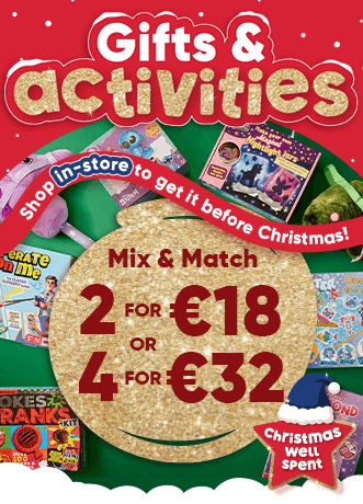 2 for &euro;18 Gifts & Activities
