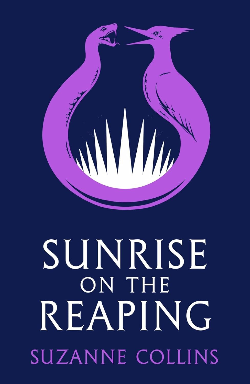 Sunrise on the Reaping by Suzanne Collins Book cover of Sunrise on the Reaping by Suzanne Collins.