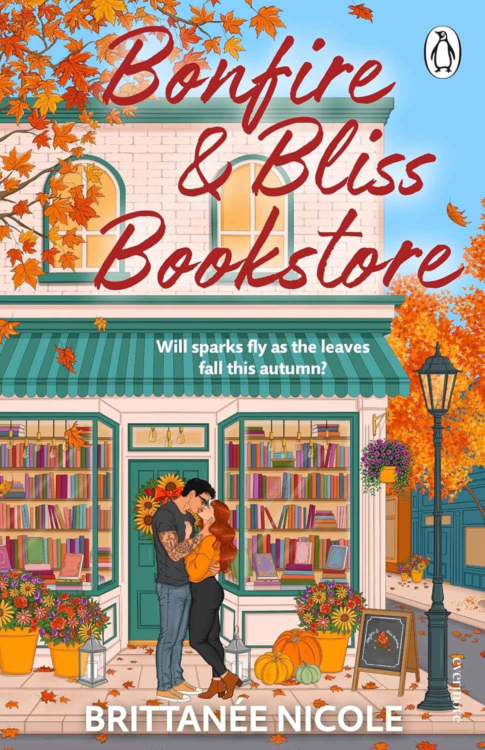 Bonfire and Bliss Bookstore by Brittanee Nicole. Book cover of Bonfire and Bliss Bookstore by Brittanee Nicole.