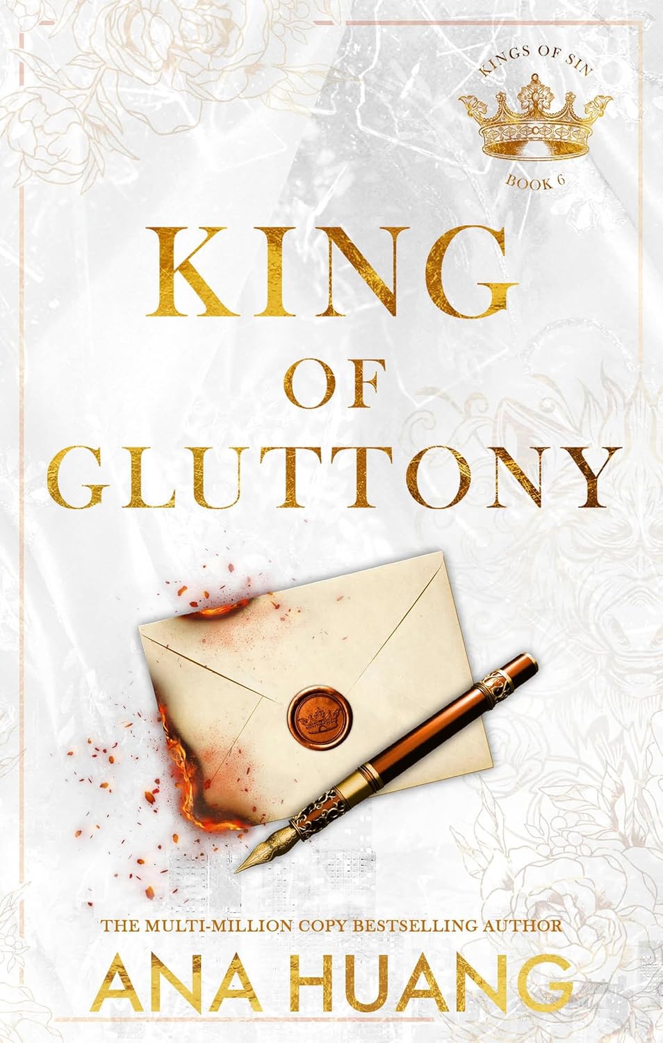 King of Gluttony by Ana Huang. Book cover of King of Gluttony by Ana Huang.