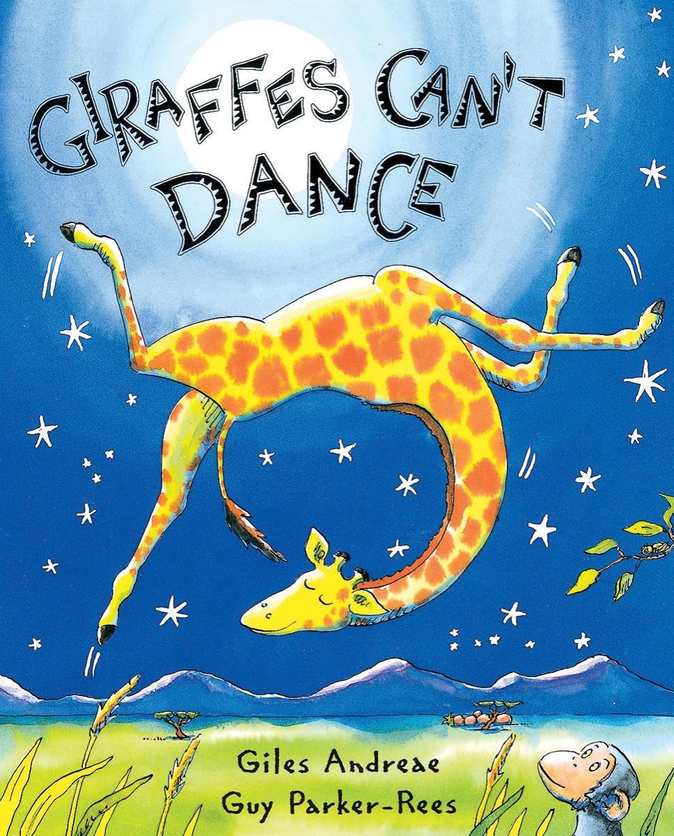 Giraffe's Can't Dance book cover.