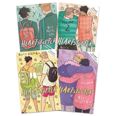 Heartstopper Volume 1-4 Book Bundle