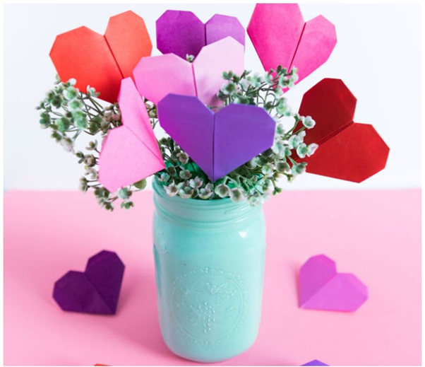 Origami bouquet - Valentines gift