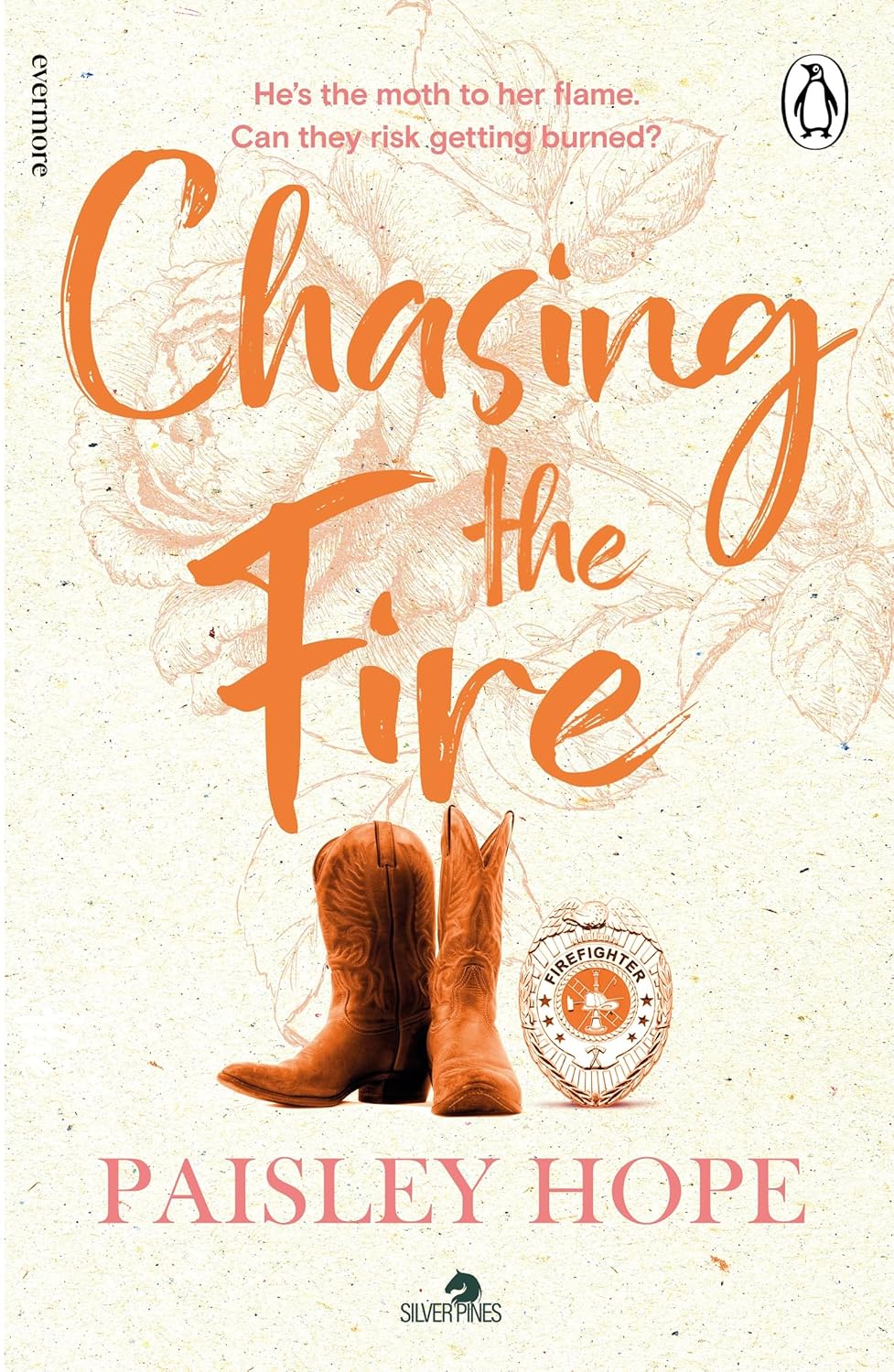 Book cover of Chasing the Fire by Paisley Hope.