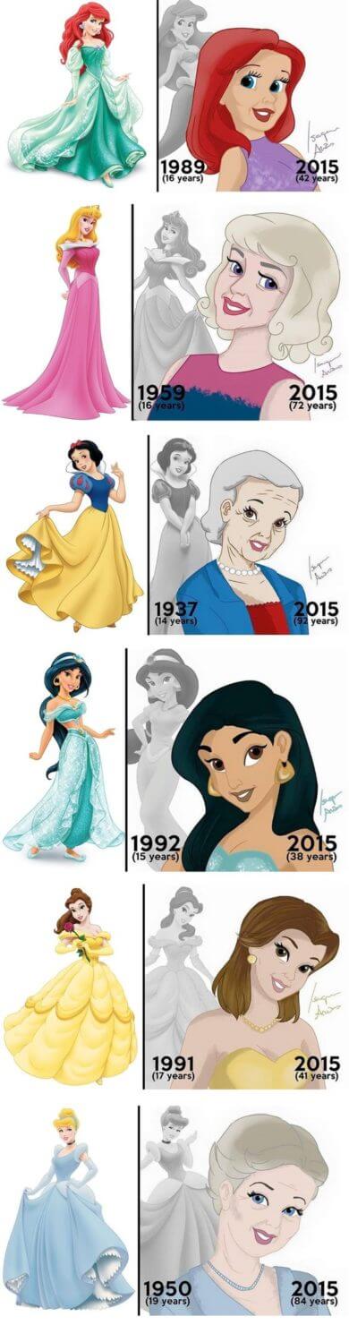 disney princesses present