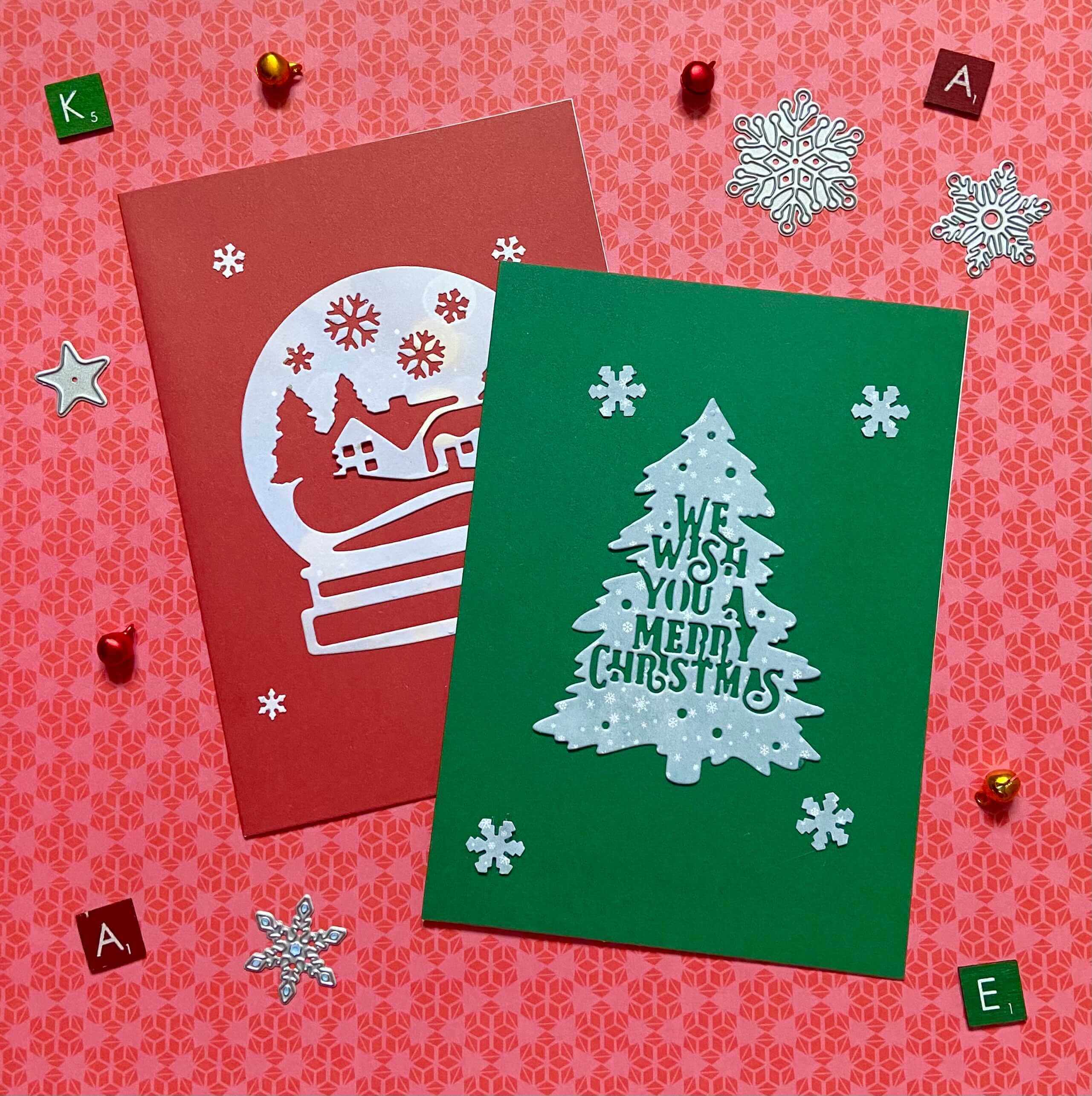 christmas crad die cuts 