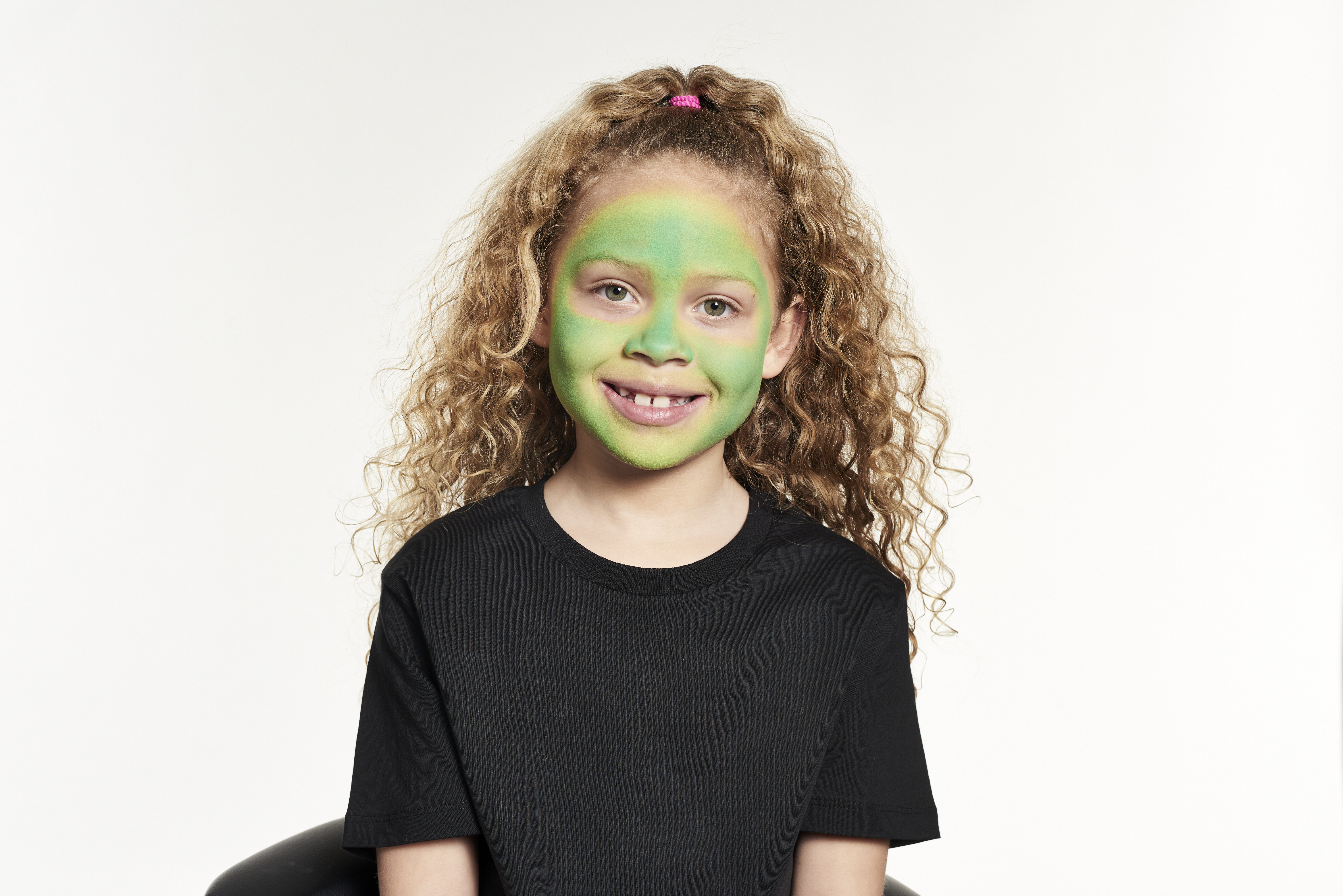 Green Witch Face Paint Idea