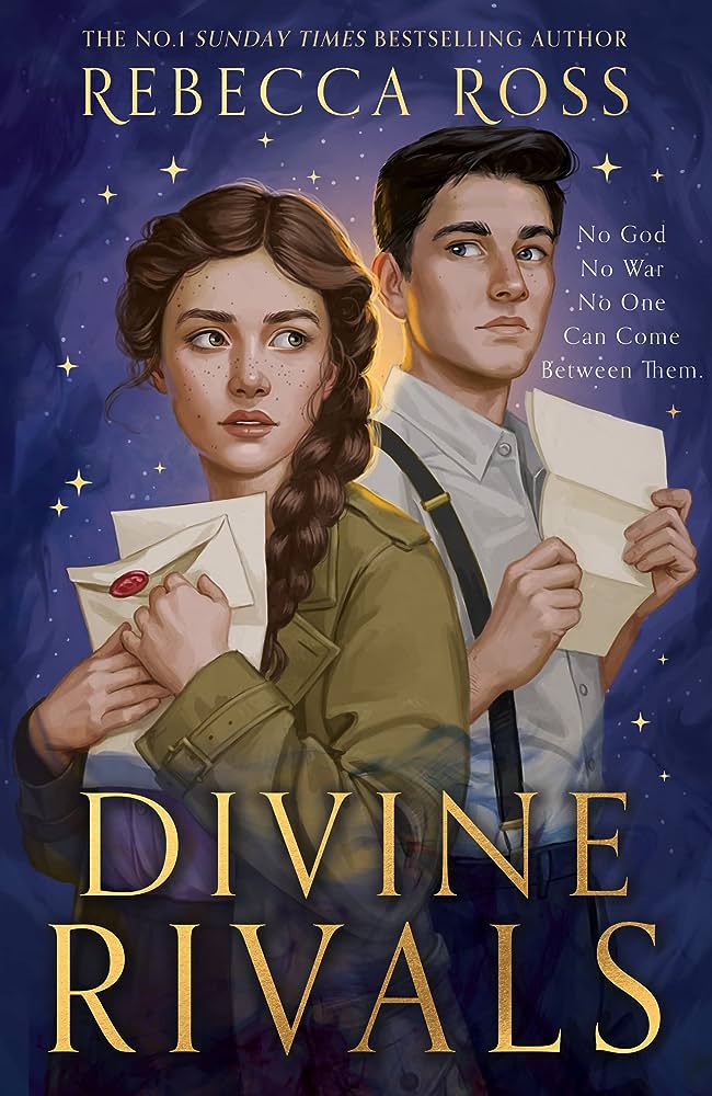 Divine Rivals book cover by Rebecca Ross