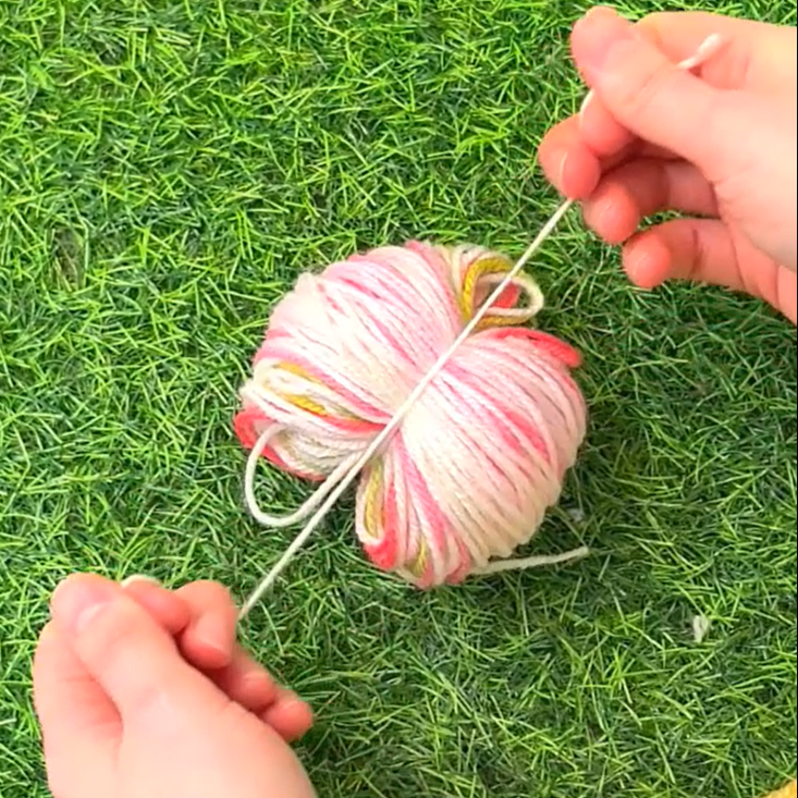 DIY Pom Pom Eggs Step 5