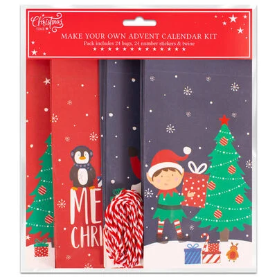 Make Your Own Christmas Advent Calendar Kit
